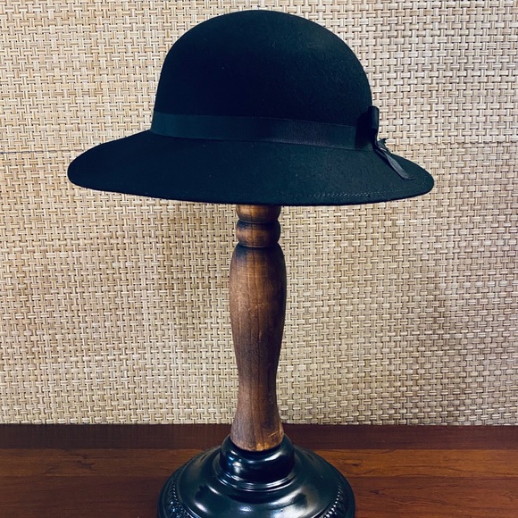 SOLD VTG 100% Wool Wide Brimmed Hat Bollman Hat - Picture 2 of 10